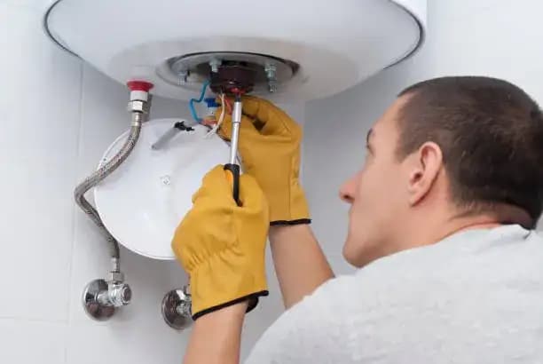Electric boiler repair.
